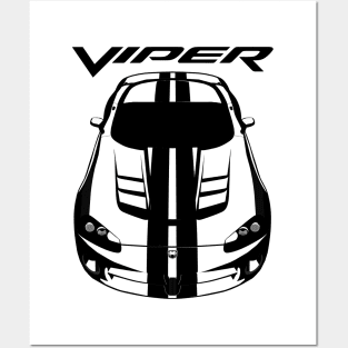 Viper SRT10 - Black lines Posters and Art